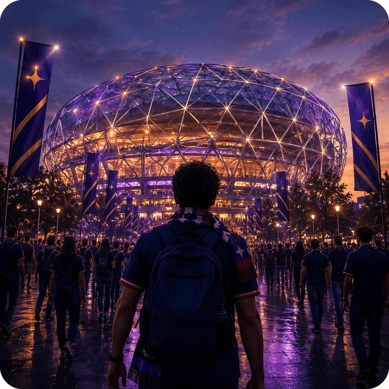 Stadium Arrival
